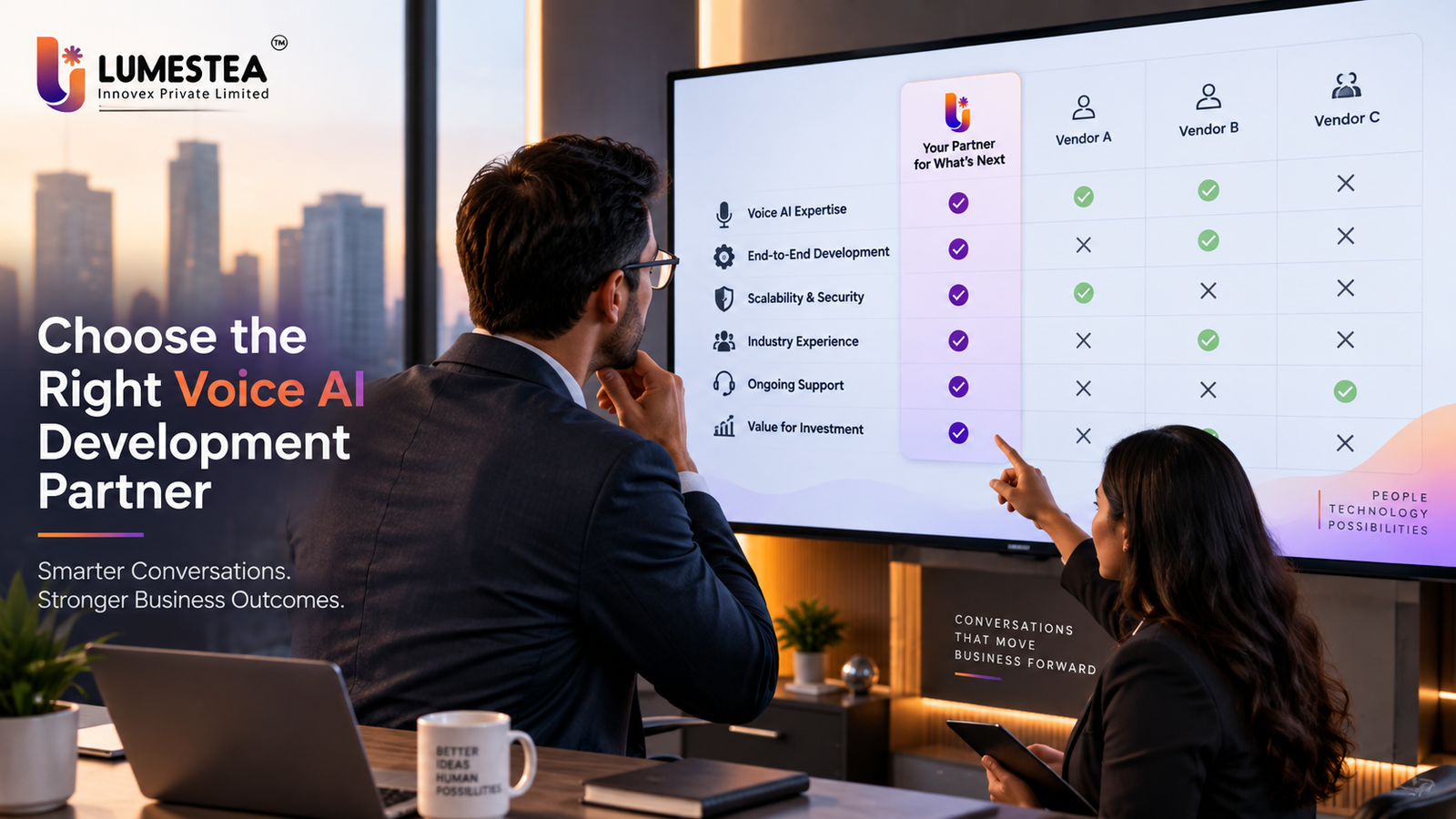 Voice AI agent development company comparison checklist for business buyers