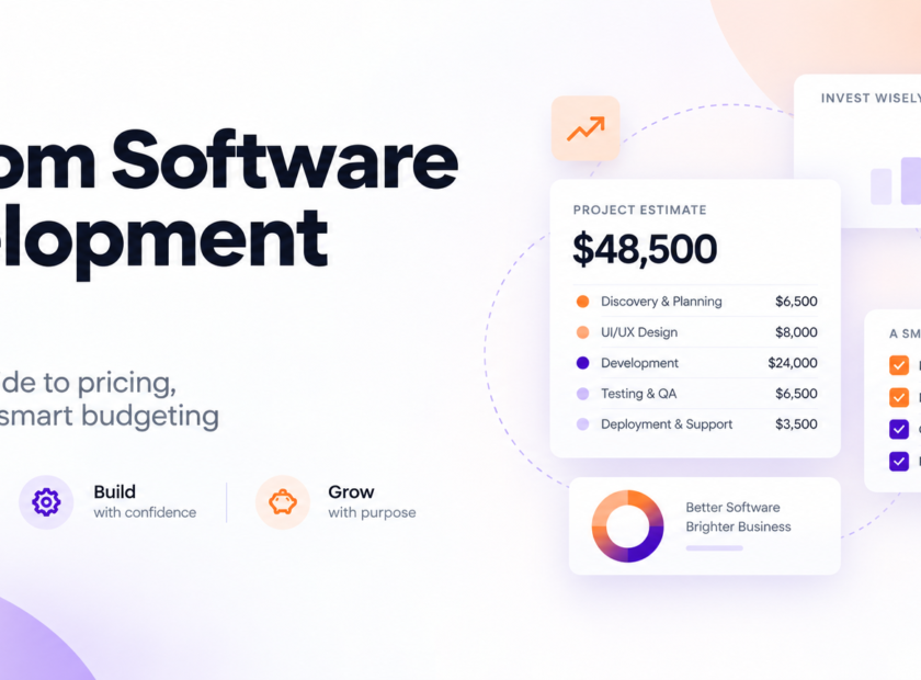 Custom software development cost planning for business leaders in 2026