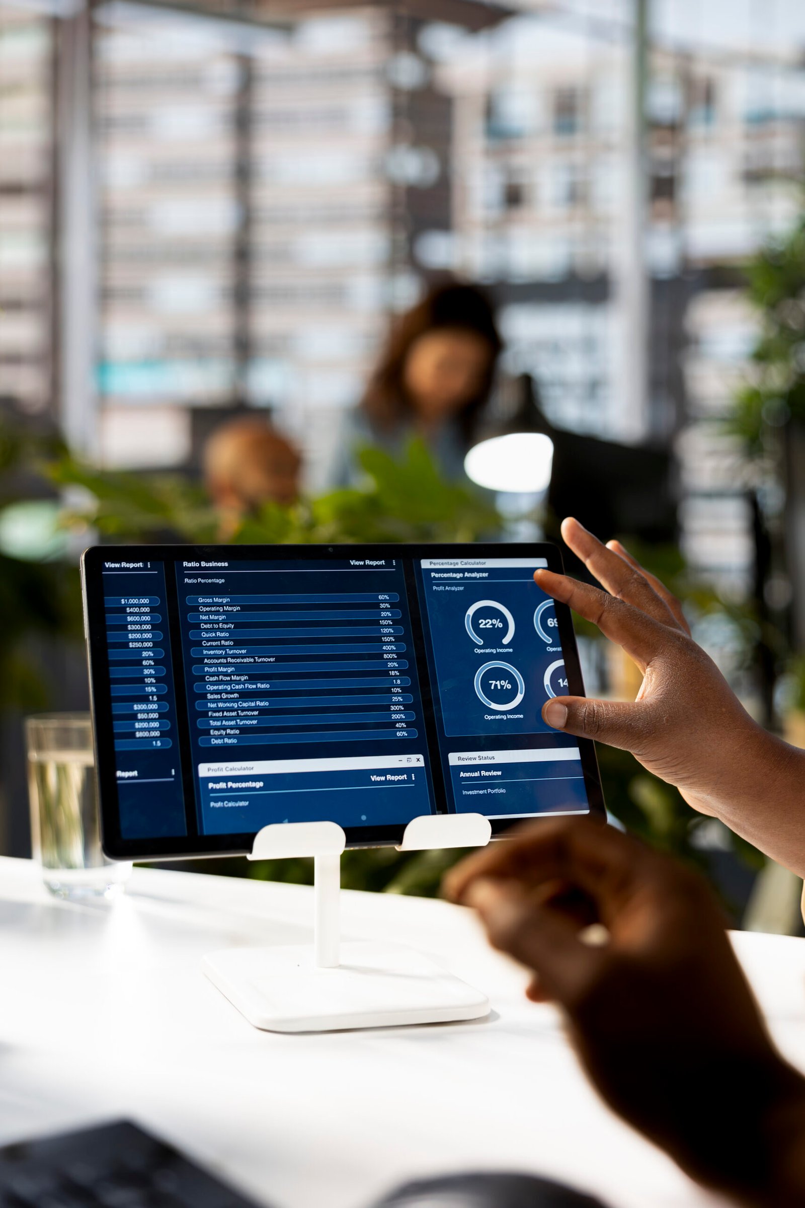 african american business associates reviewing data analytics scaled